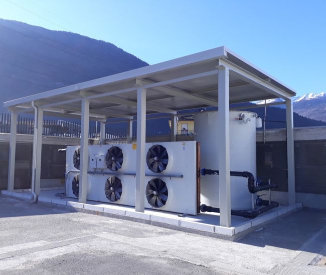 struttura per tettoia